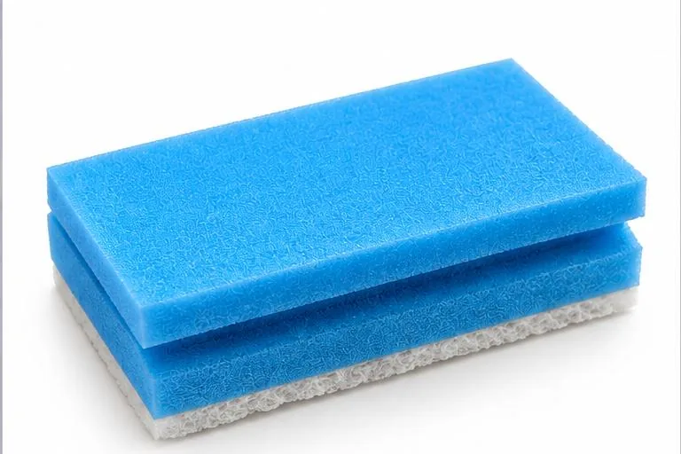 Blauer Pflegeschwamm